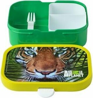 Lunchbox campus - animal planet tijger / Mepal