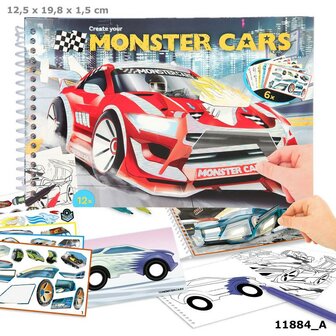 Pocket kleurboek / Monster Cars