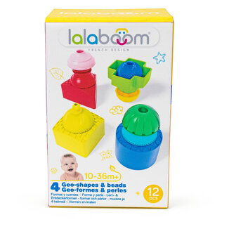 Vormen en educatieve kralen (12 st) / Lalaboom