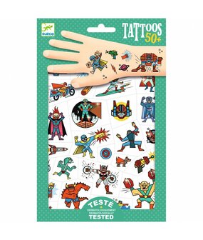 Tattoos Heroes vs villains / Djeco