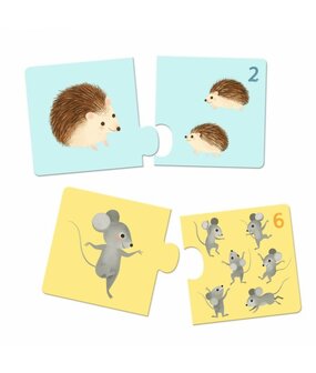 Duo puzzel Babydieren / Djeco