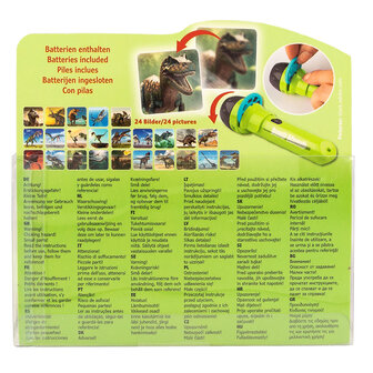 Dino World zaklamp met plaatjes