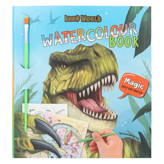 Waterverf boek (12578) / Dino World