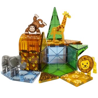 Safari animals - 25-Piece Set / Magna-Tiles