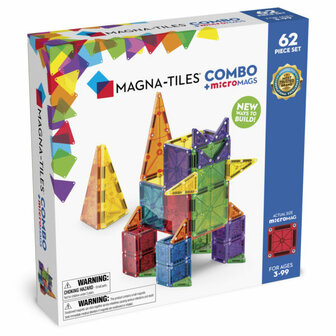 Combo set 62- pieces / Magna-Tiles