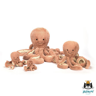 Inktvis Odell Octopus Baby / JellyCat