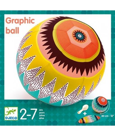 Grafische stoffen ball / Djeco