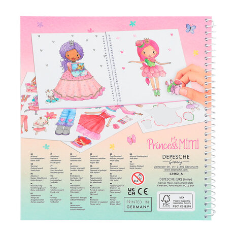 Princess Mimi Dress Me Up stickerboek / Princess Mimi 