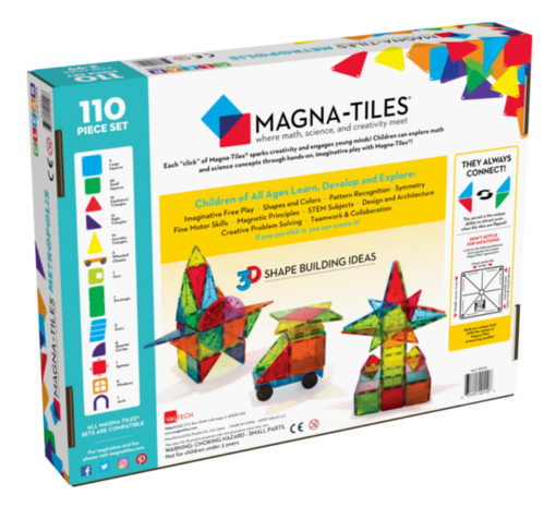 Metropolis 110 stuks / Magna-Tiles