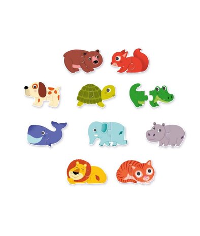 Duo puzzel Dieren  / Djeco