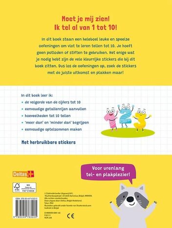 Tellen van 1 tot 10 met stickers (5-6j) Deltas 