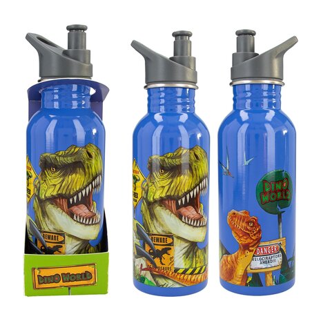 Stainless steel Drinkfles / Dino World