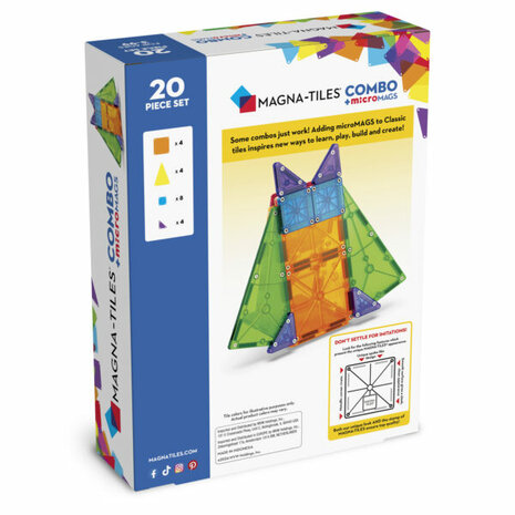 Combo set 20- pieces / Magna-Tiles