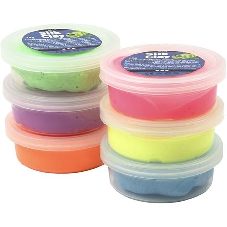 79140 Silk Clay Neon  potjes