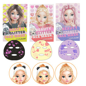 Sheetmasker glitter BEAUTY and ME / TOPModel