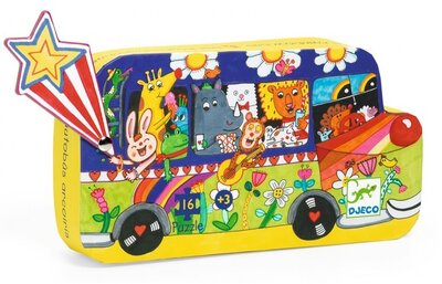 Puzzel The rainbow bus / Djeco