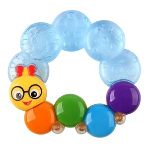 Teether-pillar Rattle Toy Bijtring Rups / Baby Einstein