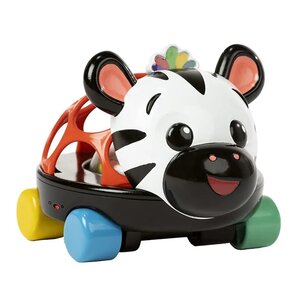 Rammelaar Curious Car Zen Oball Toy Car Rattle - zebra / Oball